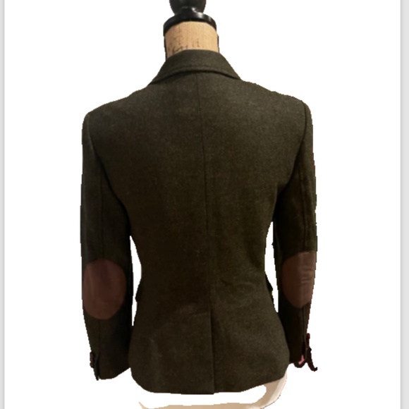 100% Wool Brooks Brother Tweed Blazer Jacket Sz 6 - Picture 3 of 17